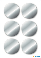 rund, 32 mm, silber