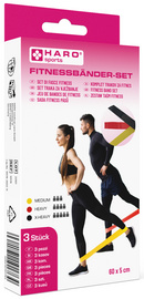 Fitness-Bänder-Set, MEDIUM - HEAVY - X-HEAVY