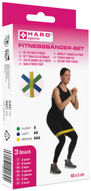 Fitness-Bänder-Set, X-LIGHT - LIGHT - MEDIUM