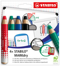 Whiteboard-Marker MARKdry, 4er Etui