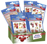 Weihnachts-Sticker Sortiment "Weihnachtsmann"