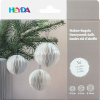 Waben-Kugeln, weiß, Verpackung