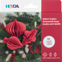 Waben-Kugeln, rot, Verpackung
