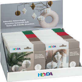 Wabendekor-Set "Kugeln & Tropfen", im Thekendisplay