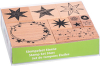  Motivstempel-Set "Sterne"