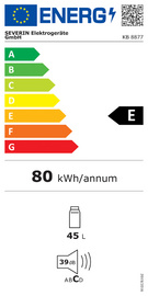 Energieeffizienzklasse: E