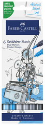 Sketch Marker GOLDFABER, 6er Etui Design