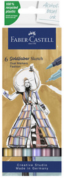 Sketch Marker GOLDFABER, 6er Etui Fashion