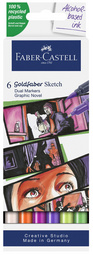 Sketch Marker GOLDFABER, 6er Etui Graphic Novel