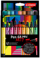 Fasermaler Pen 68 MAX ARTY Edition, 18er Kartonetui