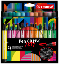 Fasermaler Pen 68 MAX ARTY Edition, 24er Kartonetui