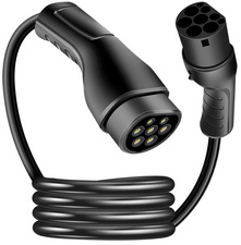 Symbolbild: E-Auto-Ladekabel, Typ 2, 3-phasig