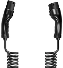 E-Auto-Spiralladekabel, Typ 2, 3-phasig