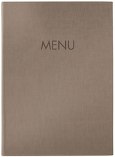 Symbolbild: Speisekarten-Mappe MENU, beige