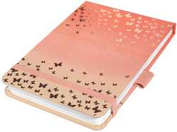 Bloc-notes Jolie Beauty "Butterfly Confetti Peach"