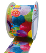 Geschenkband "Luftballons", auf Spule
