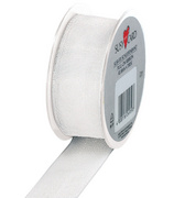 Geschenkband "Trend", weiß