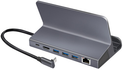  USB 3.2 (Gen 1) Docking Station mit Halterung, 6-Port