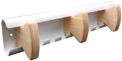  Wandgarderobe AURORA, 3 Haken