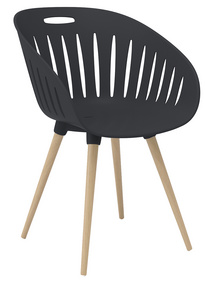  Chaise d'extérieur  "T2023", anthracite