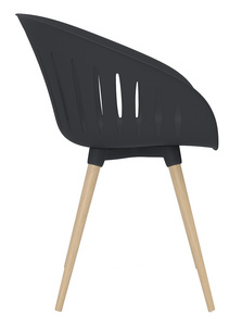 Chaise d'extérieur  "T2023" - vue latérale