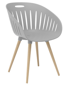  Chaise d'extérieur  "T2023", gris clair