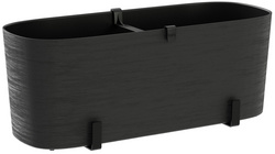 Blumenkasten-Set "Paros", black