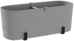 Blumenkasten-Set "Paros", fog grey