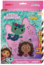 Perles à repasser midi "Gabbys Dollhouse", petit coffret cadeau