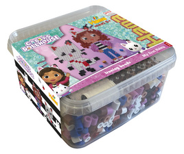 Perles à repasser midi "Gabbys Dollhouse", dans une boîte
