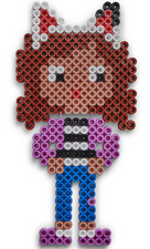 Visuel de référence : utilisation des perles à repasser maxi "Gabbys Dollhouse"