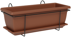 XXL Blumenkasten-Set "Tora", terrakotta