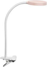 LED Klemmleuchte FLEX, weiß / pudderrosa