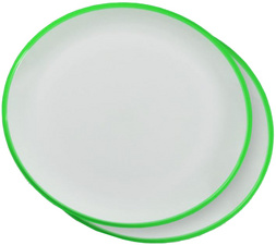 Speiseteller-Set, grün