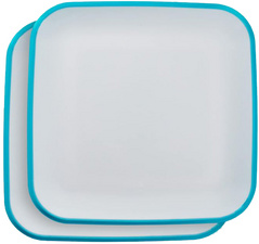 Speiseteller-Set, blau
