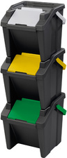 Système de tri des déchets Tower, lot de 3