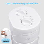 Detailansicht: Drei Geschwindigkeitsstufen