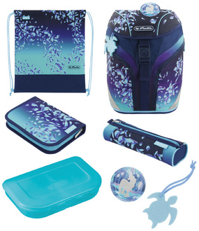 Schulranzen SoftLight Plus "Blue Ice" - inkl. Zubehör