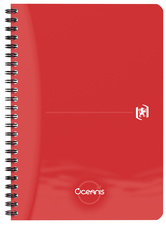 Spiralbuch "Oceanis", rot