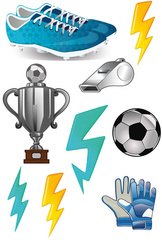 Bügeldekoration, Motiv: Champion