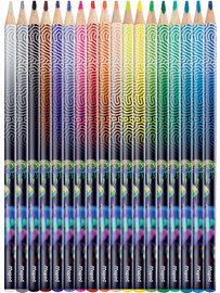 Crayon de couleur triangulaire DEEPSEA PARADISE, 18 couleurs