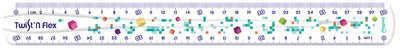 Flachlineal Twist'n Flex PIXEL PARTY