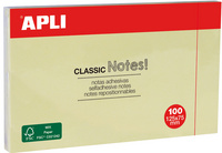 Haftnotizen "CLASSIC Notes!", 125 x 75 mm, gelb