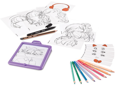 Table à dessiner lumineuse AVATAR MANGA, contenu