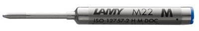 Mine compacte M22 pour stylo à bille, bleu