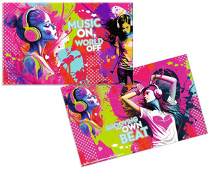 Sous-main "Music Girl"