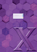 Heftschoner X, violett