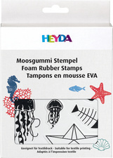 Set de tampons en caoutchouc mousse "maritime"