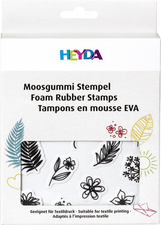 Set de tampons en caoutchouc mousse "ornements"