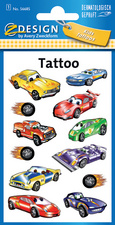 Kinder-Tattoos "Autos"